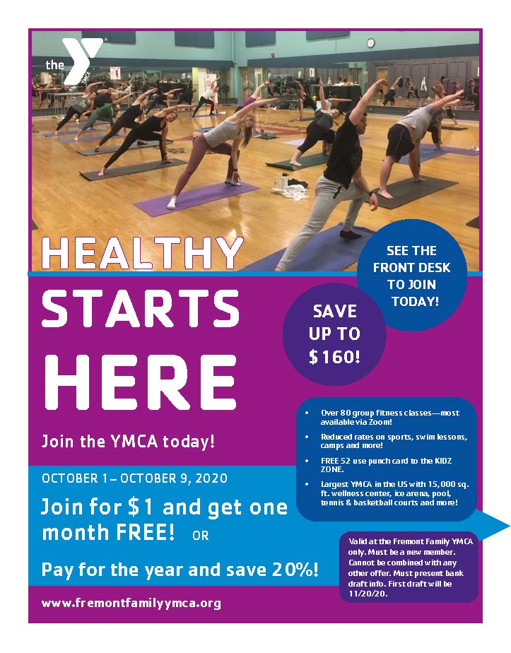 Promotions | Fremont Family YMCA